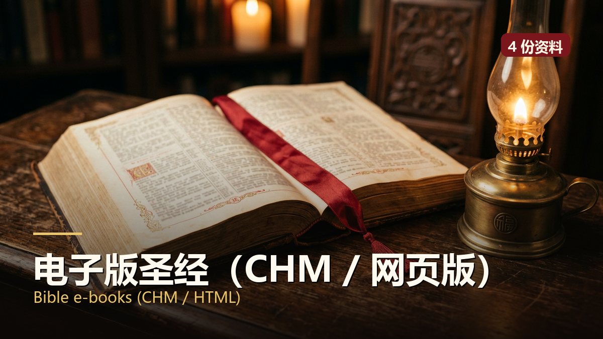 电子版圣经（CHM / 网页版）