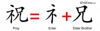 Bible Evidences Chinese Language Characters Words Cain Abel Genesis 4 26 Zhu Pray God Elder Brother