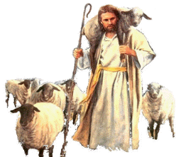 Jesus and His sheep