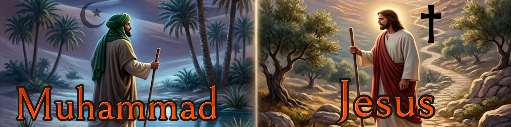 Muhammad vs. Jeesus: Kristillinen Vertailu banner — click to open navigation menu